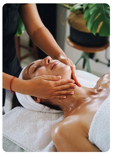Woman having a beauty treatment